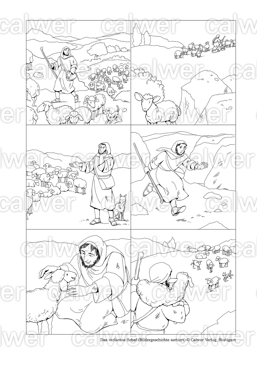 Das Gleichnis Vom Verlorenen Schaf Für Kinder Der verlorene Sohn - Der barmherzige Samariter - Das verlorene Schaf